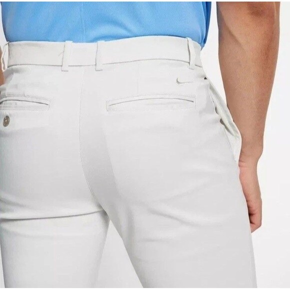 Nike Golf Pants Mens 38x30 Light Bone Off White Victory Sport Dri-FIT AJ5489-072 - Picture 14 of 16
